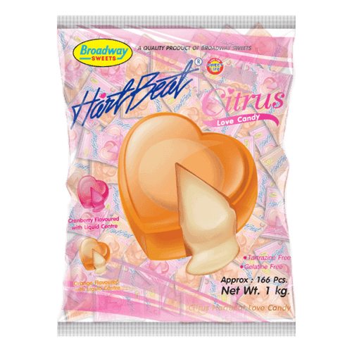 Heartbeat Citrus 1Kg 166's