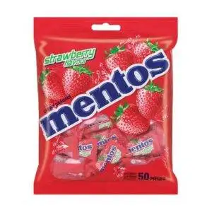 Mentos Bags Red Strawberry 50's