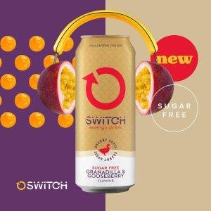 Switch Energy Drink Granadilla & Gooseberry 6S