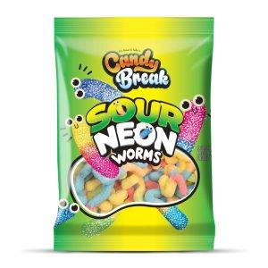 Candy Break Neon Worms 113g