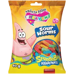 Sweets From Heaven- Sour Worms 60g